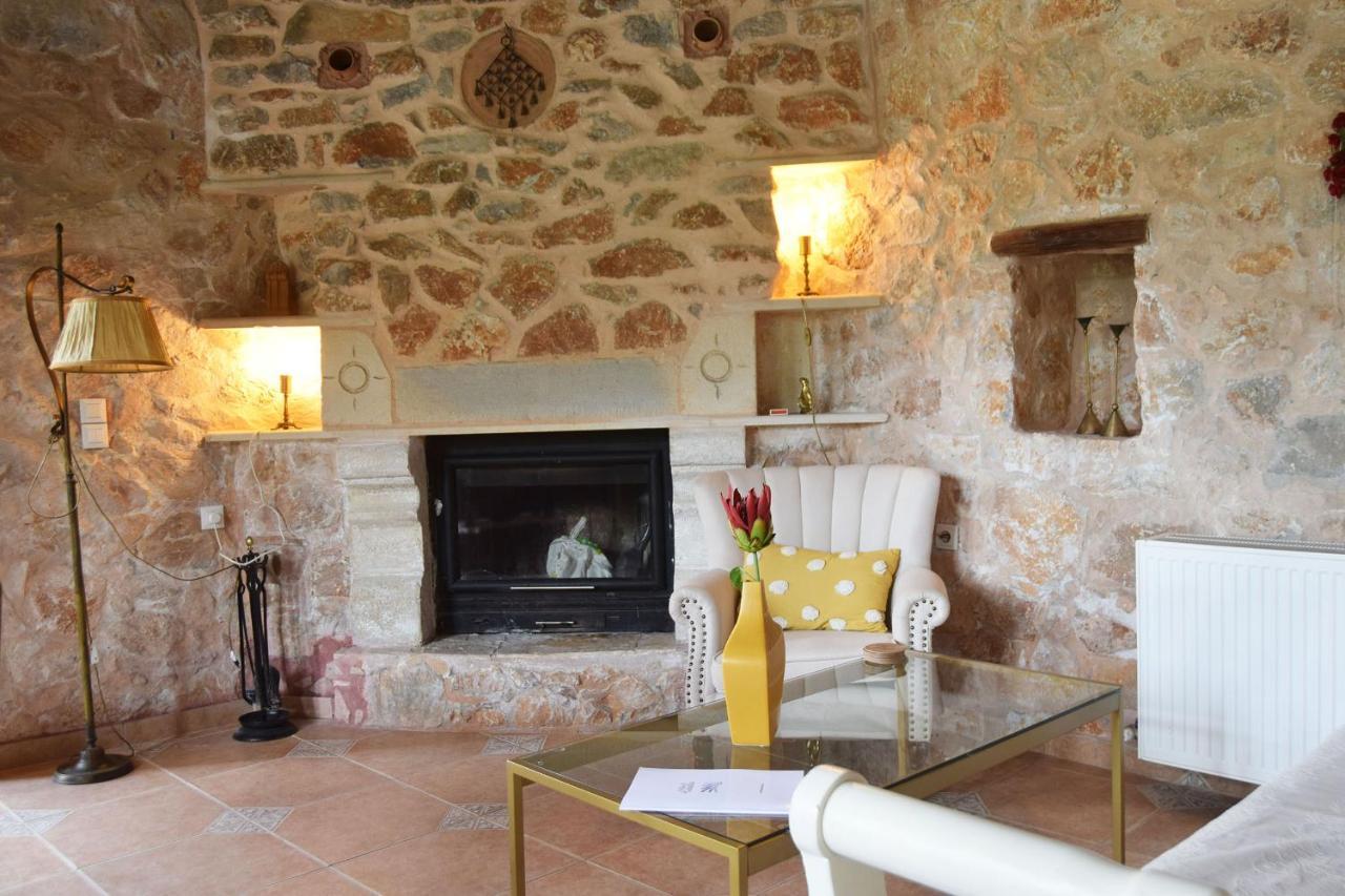 Stone Built Villa Galatia, Poolside & Perfect View Kares Экстерьер фото