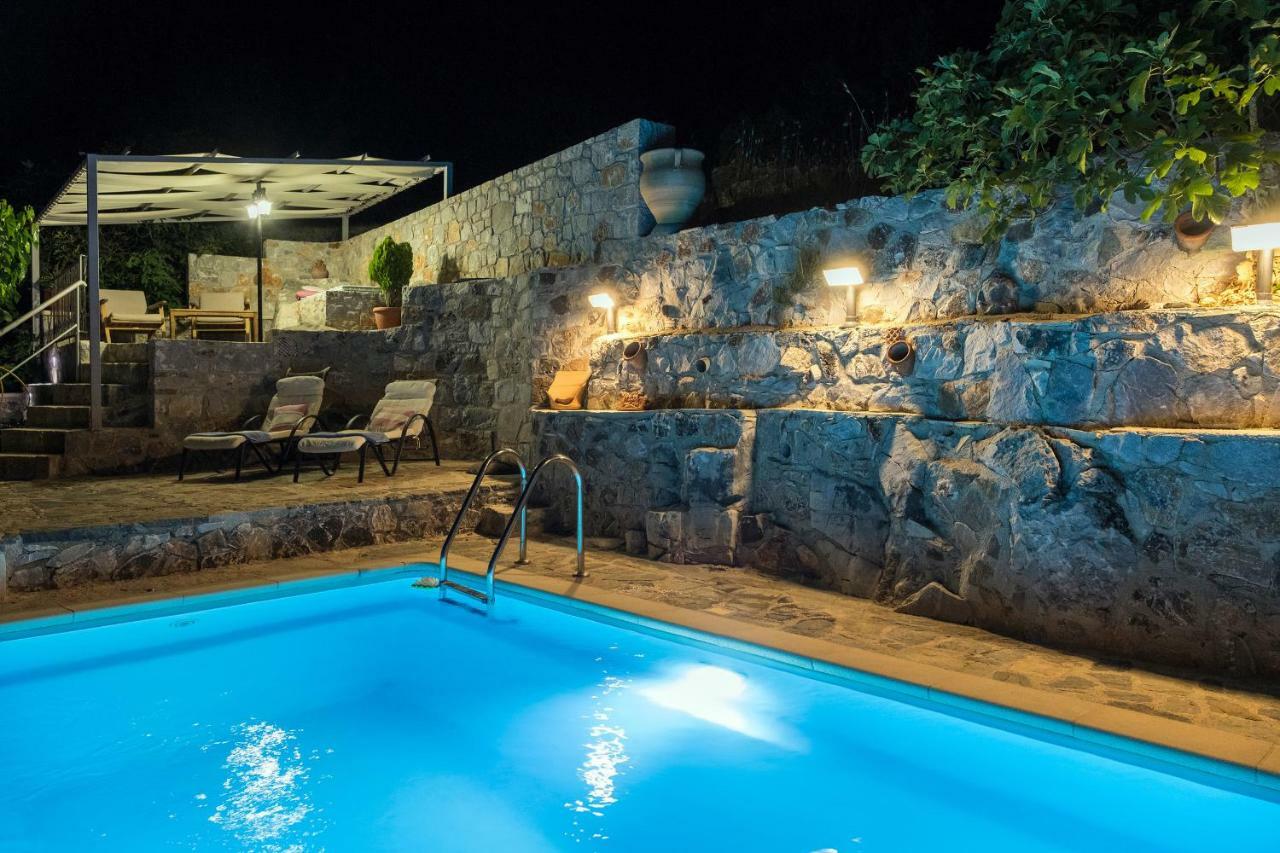 Stone Built Villa Galatia, Poolside & Perfect View Kares Экстерьер фото